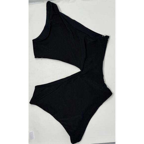 Beach Riot Celina One-Piece Ribbed Cutout Swimsuit Size Large - Picture 6 of 13